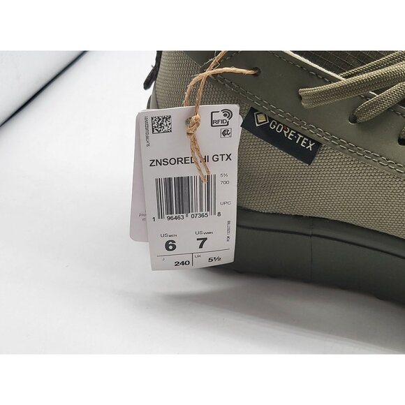 Adidas Znsored High‎ Gore-Tex Waterproof Sneaker Boots IE9408 Green Size 6 - Picture 10 of 11